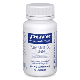 Pure Encapsulations PureMelt B12 Folate 90 pastilles en vue de face
