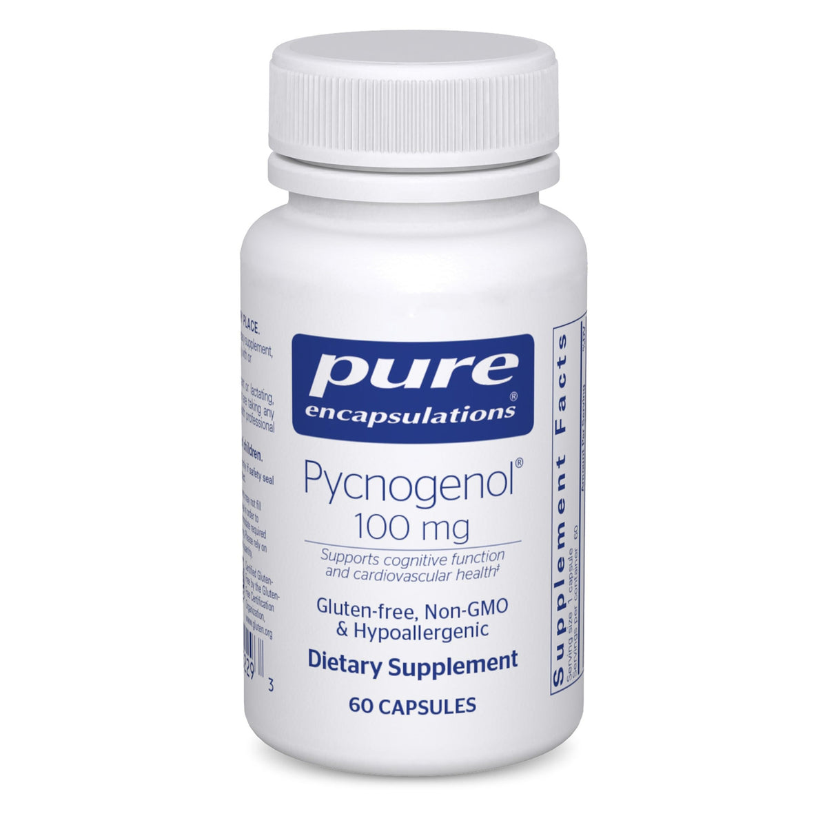 Pure Encapsulations Pycnogenol 100 mg 60 capsules vue de face