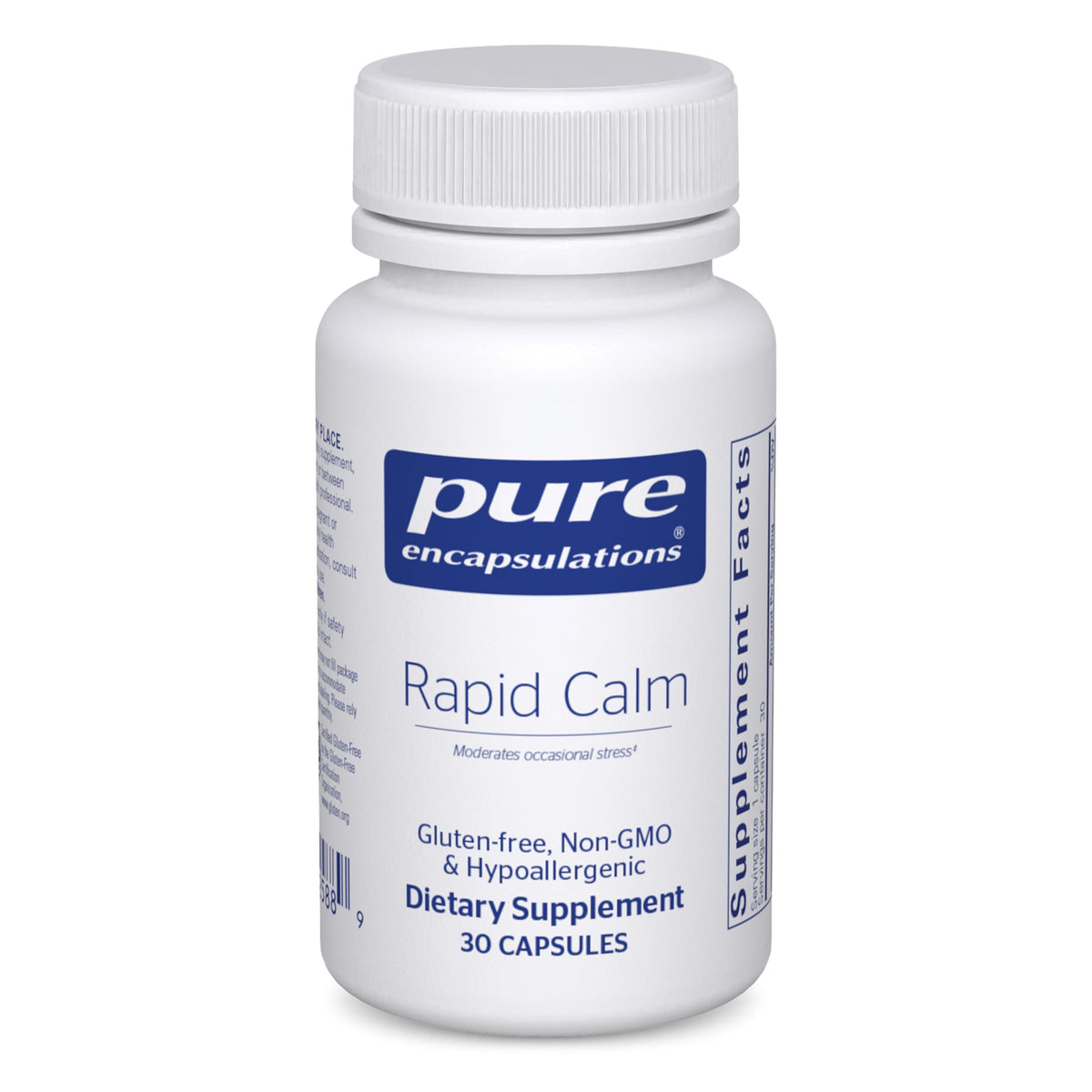 Pure Encapsulations Rapid Calm 30 capsules vue de face