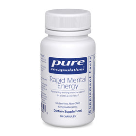 Pure Encapsulations Rapid Mental Energy 30 Capsules vue de face