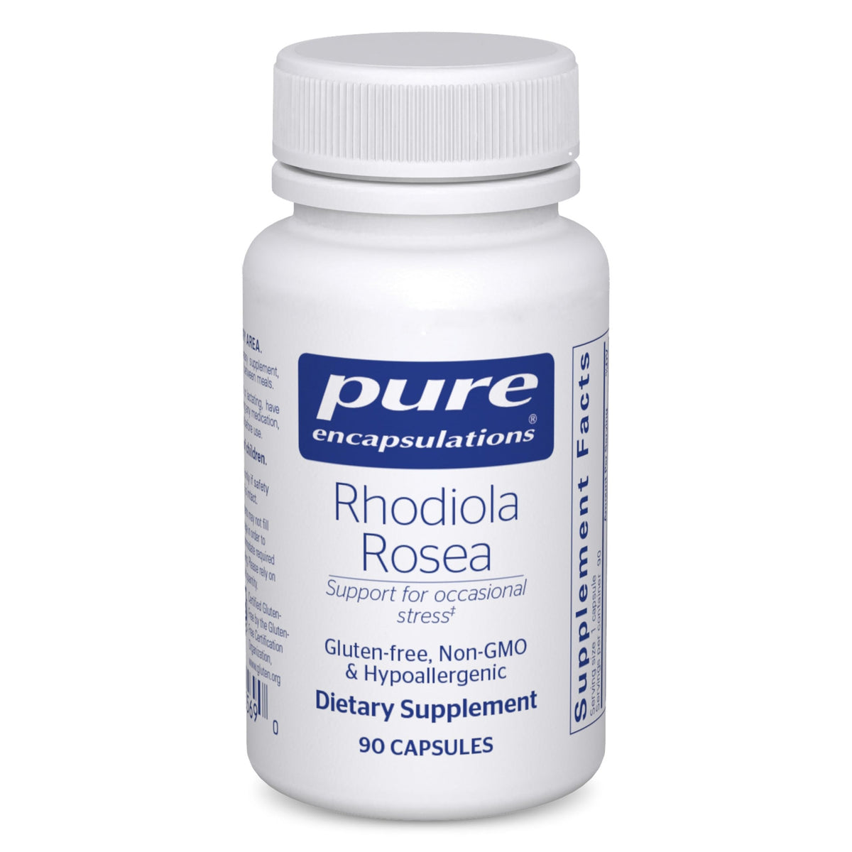 Pure Encapsulations Rhodiola Rosea 90 capsules vue avant