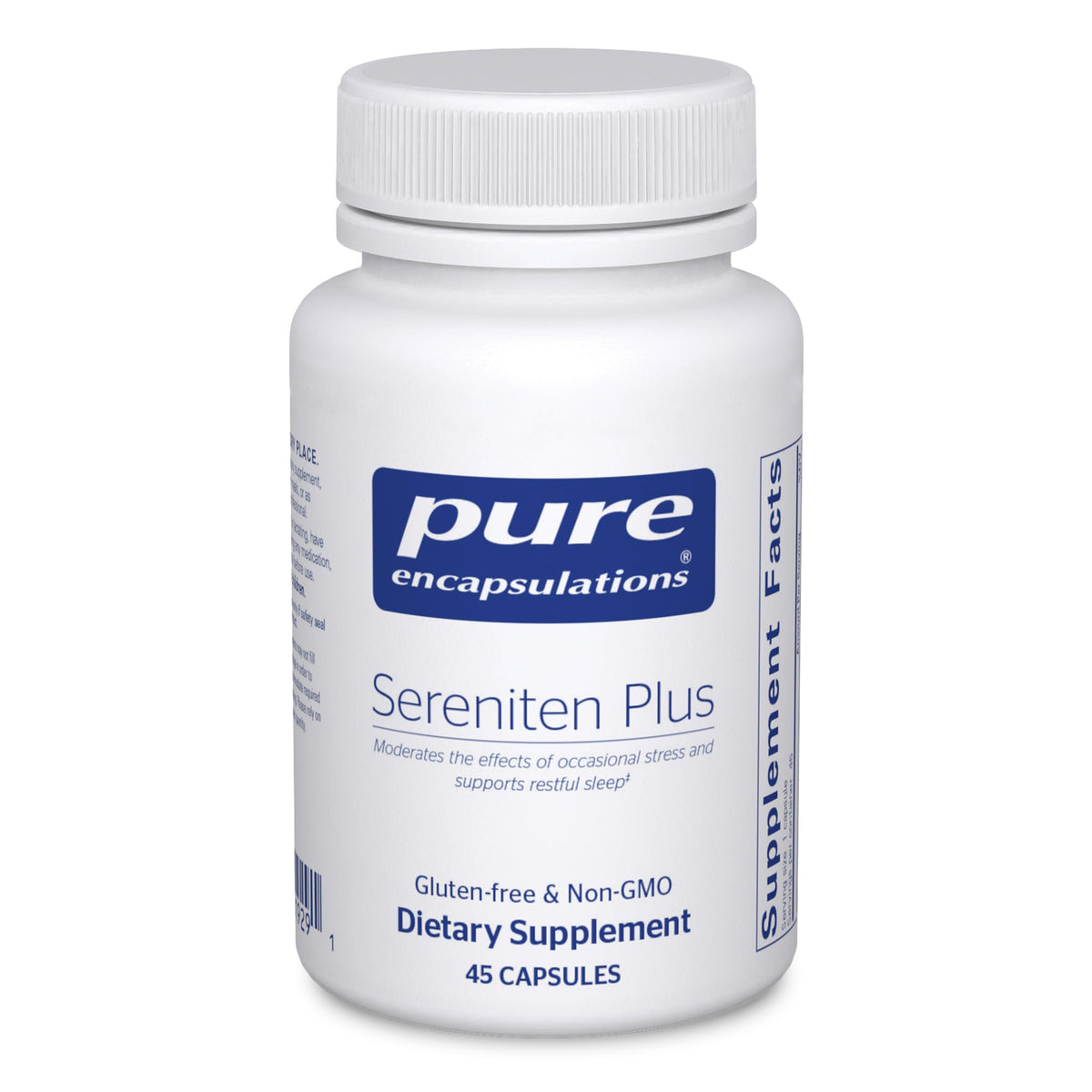 Pure Encapsulations Sereniten Plus 45 capsules vue de face