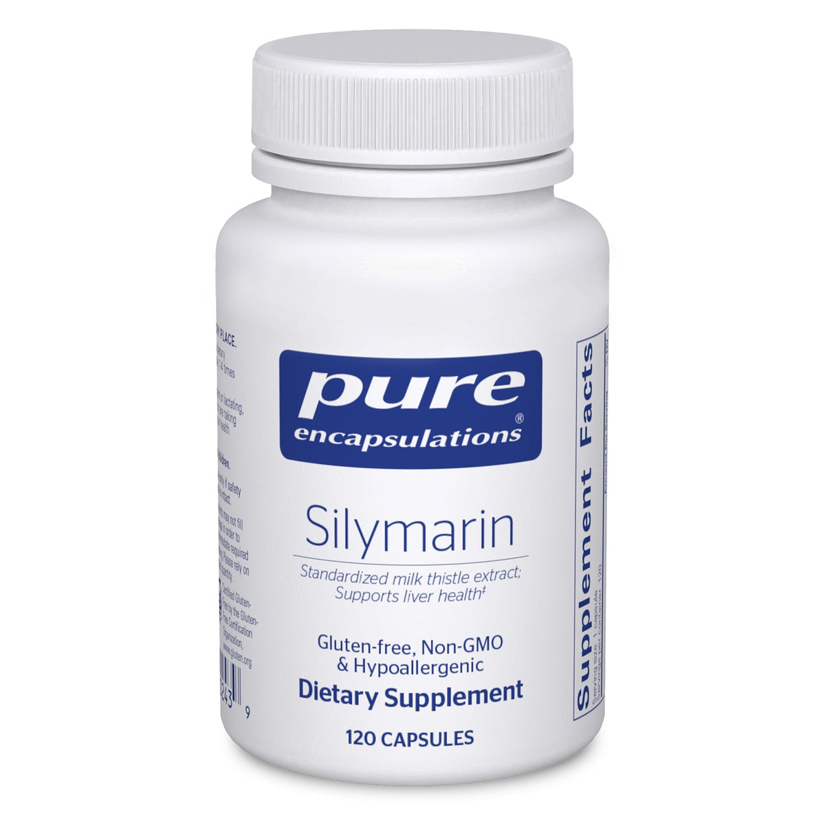 Pure Encapsulations Silymarin 120 Capsules avant de l'emballage