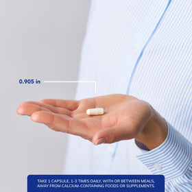 Pure Encapsulations Strontium Citrate 180 Capsules sur un fond neutre