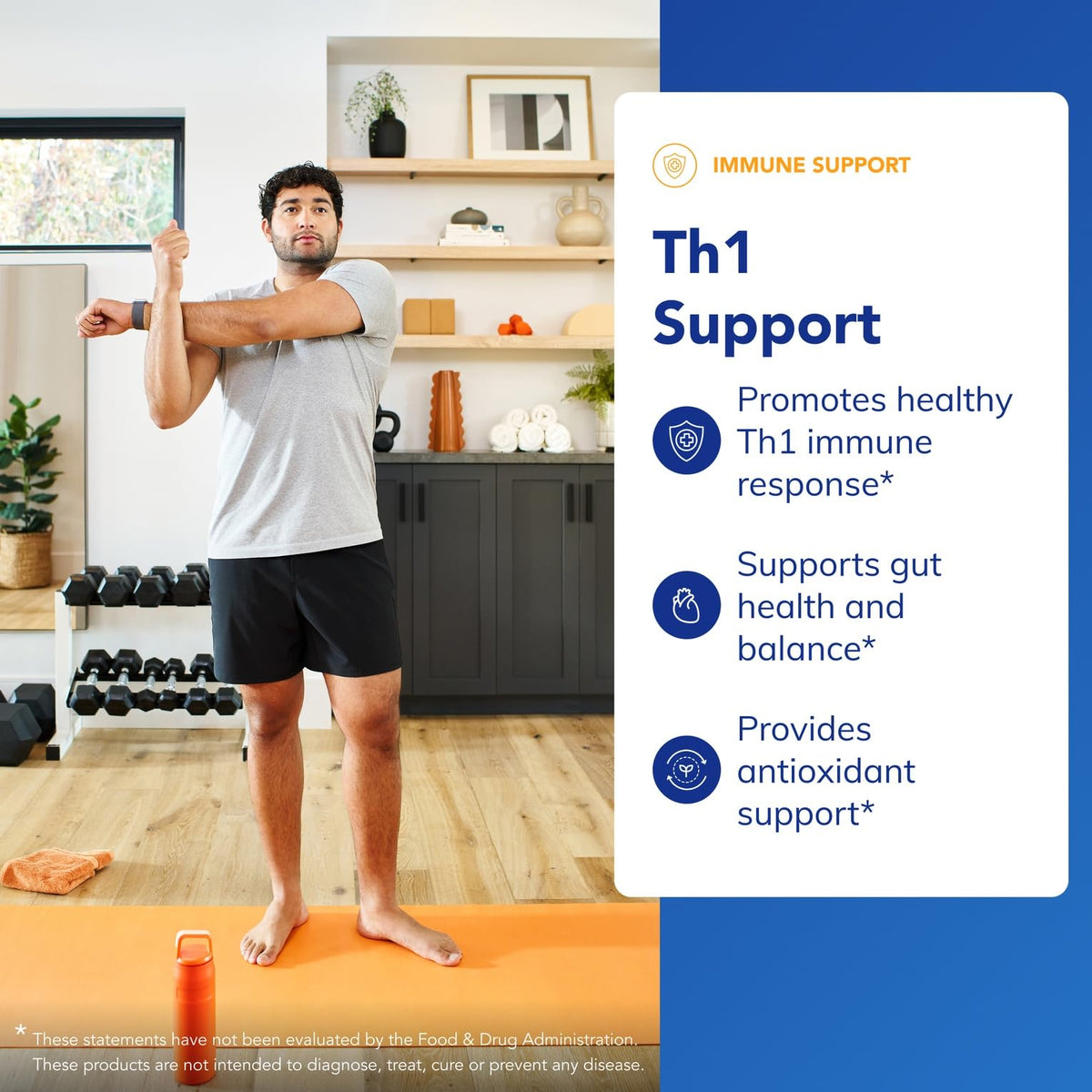Pure Encapsulations Th1 Support 120 capsules packaging