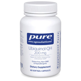 Pure Encapsulations Ubiquinol-QH 200 mg 60 capsules vue avant