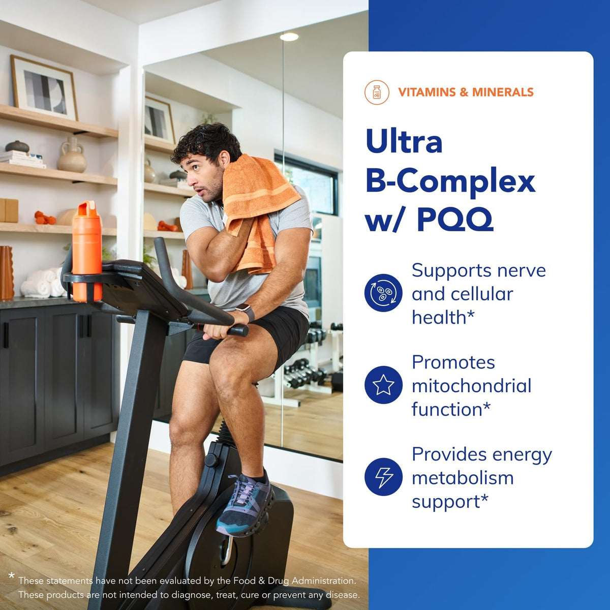 Pure Encapsulations Ultra B-Complex capsules sur fond blanc