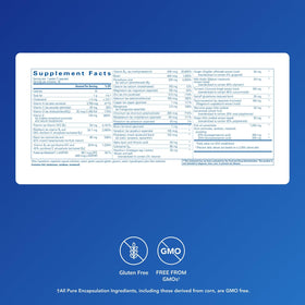 Pure Encapsulations Ultra Pure Pack emballage et contenu