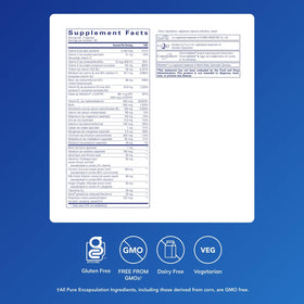 Pure Encapsulations UltraNutrient 180 capsules arrière