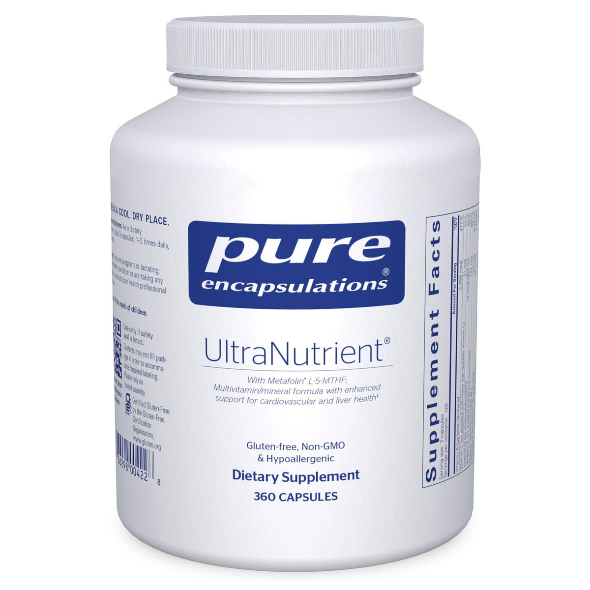 Pure Encapsulations UltraNutrient 360 capsules vue avant