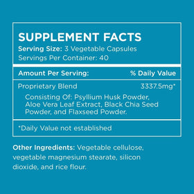 Pure for Men Complément Alimentaire Fibre XL 120 capsules vue arrière