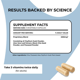 Pure for Men Complément Alimentaire Fibres Végétales - capsules dans une main