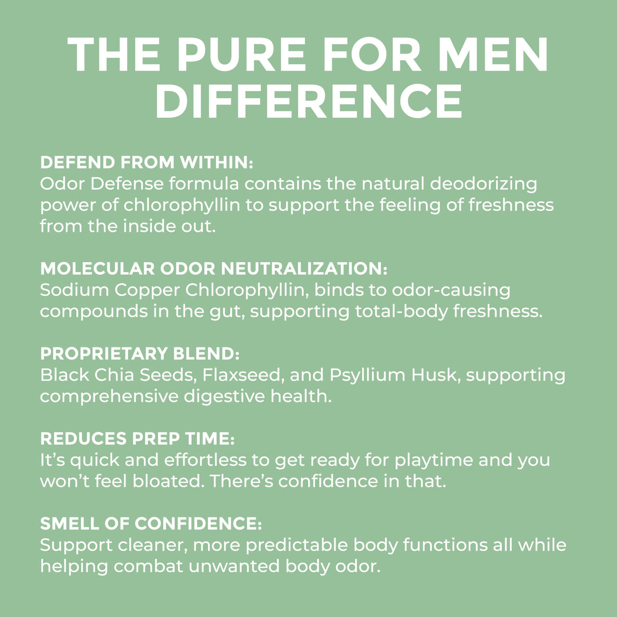Pure for Men Fiber XL 150 capsules avec des ingrédients naturels