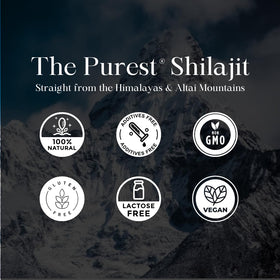 Pure Himalayan Shilajit resin dissolved in warm water