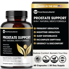 Pure Micronutrients complément alimentaire prostate 60 capsules vue de face