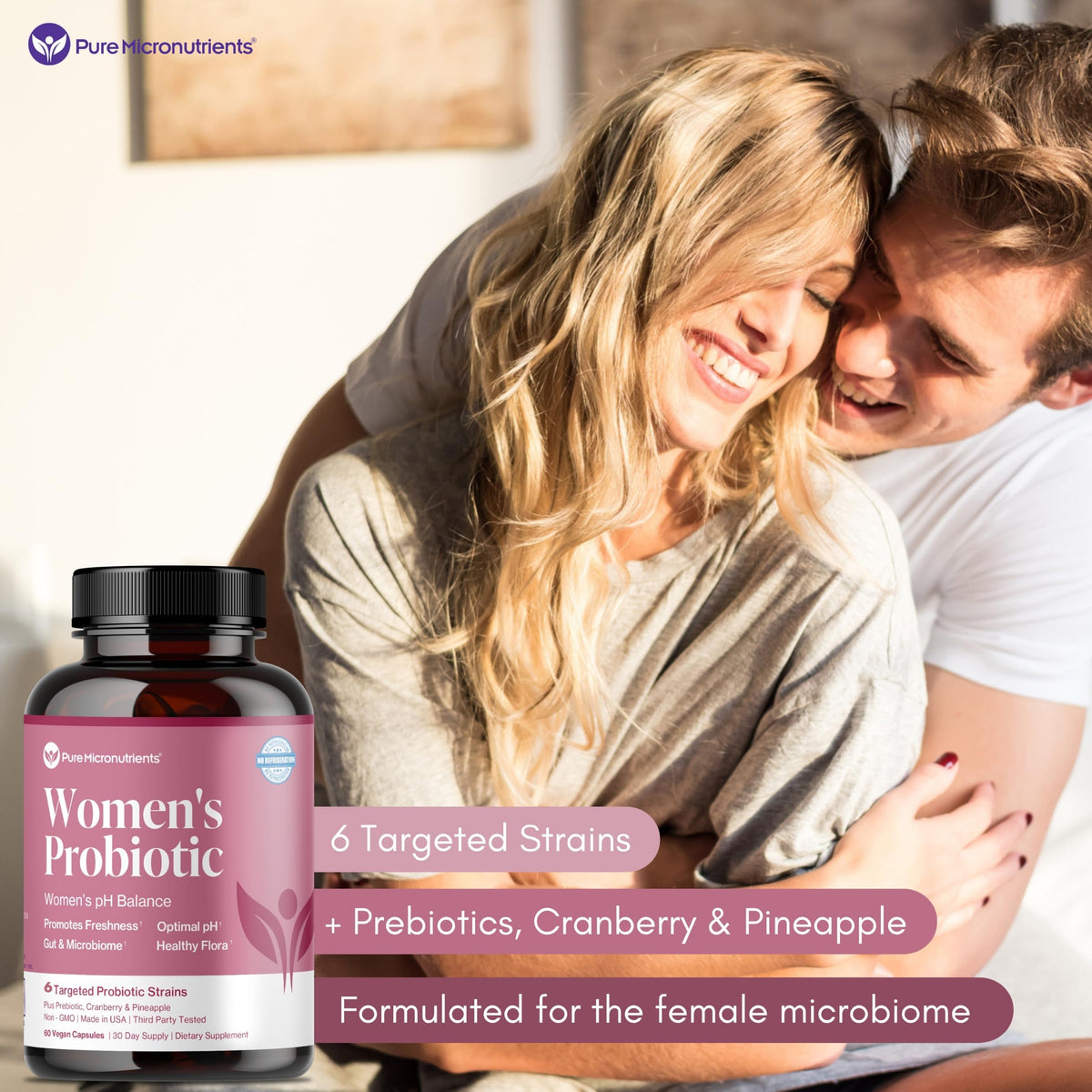 Pure Micronutrients probiotiques capsules display