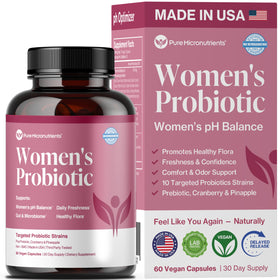 Pure Micronutrients probiotiques vaginales 60 capsules packaging