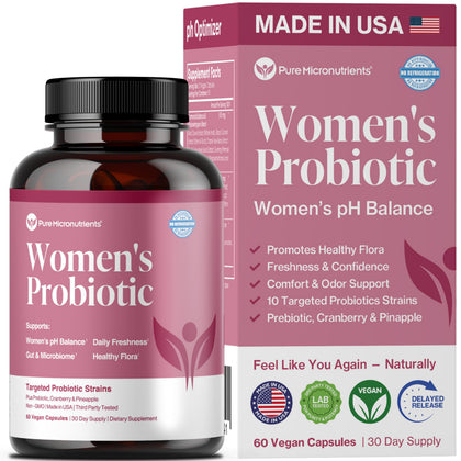 Pure Micronutrients probiotiques vaginales 60 capsules packaging