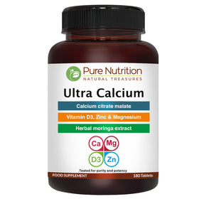 PURE NUTRITION Calcium Citrate 1000mg boîte avant