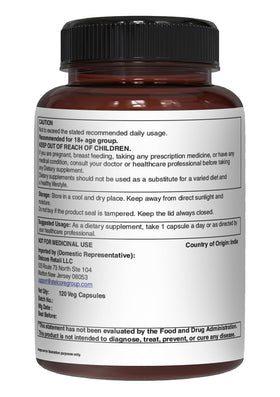 PURE NUTRITION Triple Ginseng 650mg contenant sur une table
