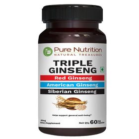 PURE NUTRITION Triple Ginseng 790mg boîte avant vue