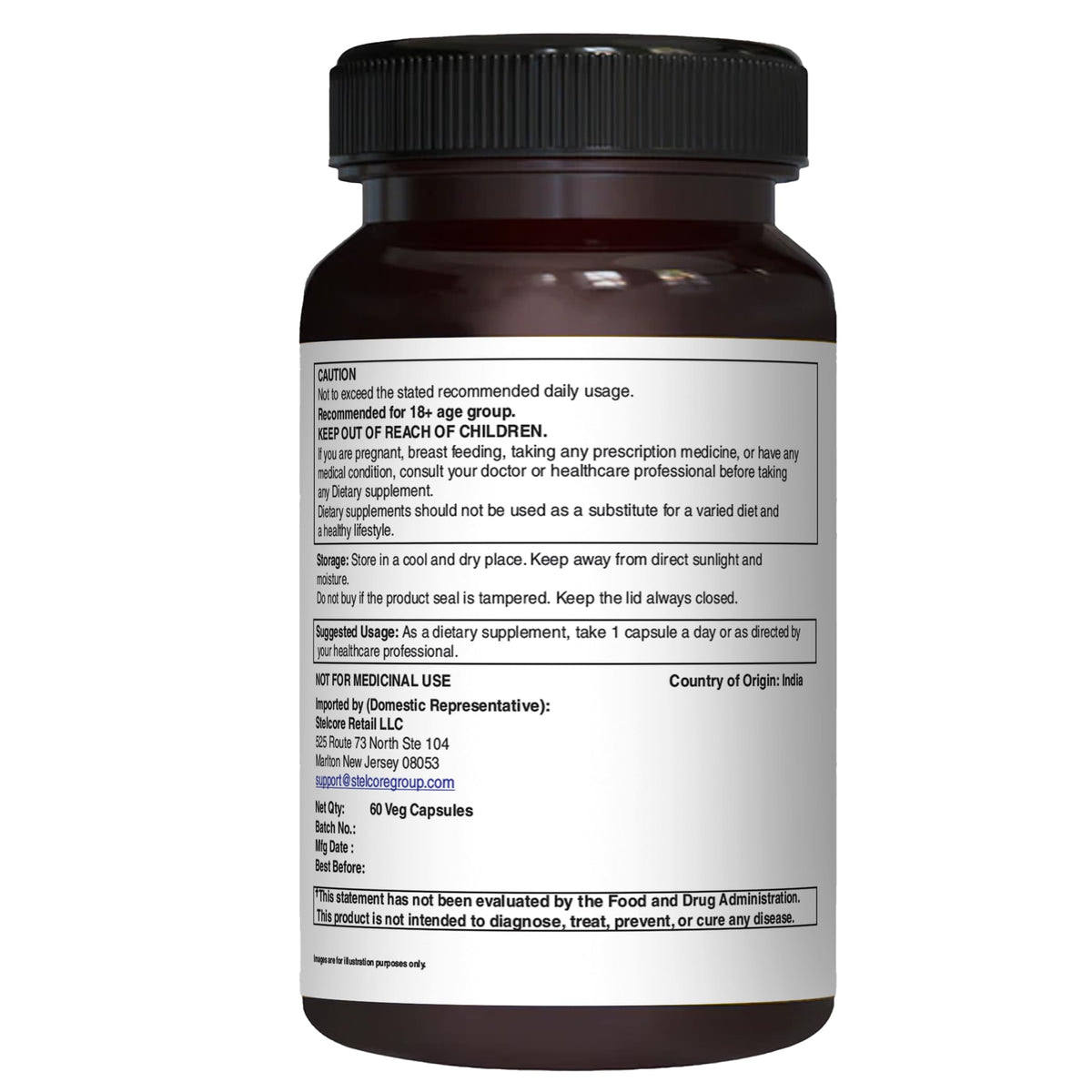PURE NUTRITION Triple Ginseng 790mg capsules sur fond neutre