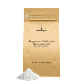 PURE ORIGINAL INGREDIENTS Carbonate de Magnésium 470g vue de face
