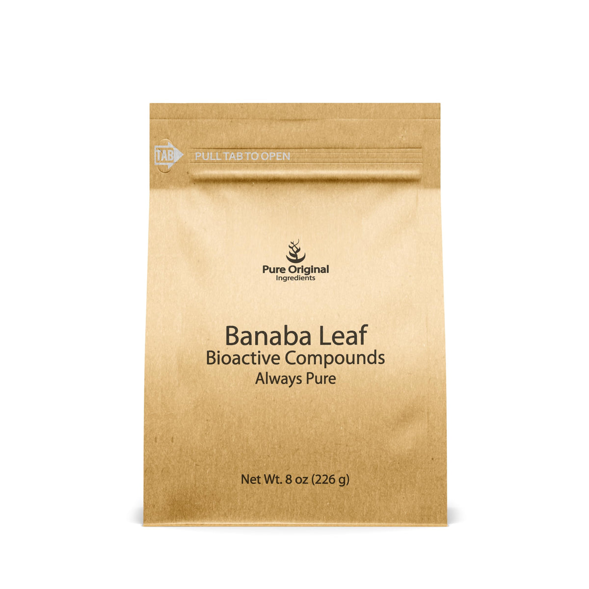 PURE ORIGINAL INGREDIENTS Extrait de Feuille de Banaba 190g vue avant