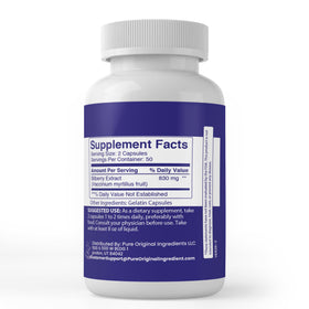 Pure Original Ingredients Extrait de Myrtille 100 Capsules vue arrière