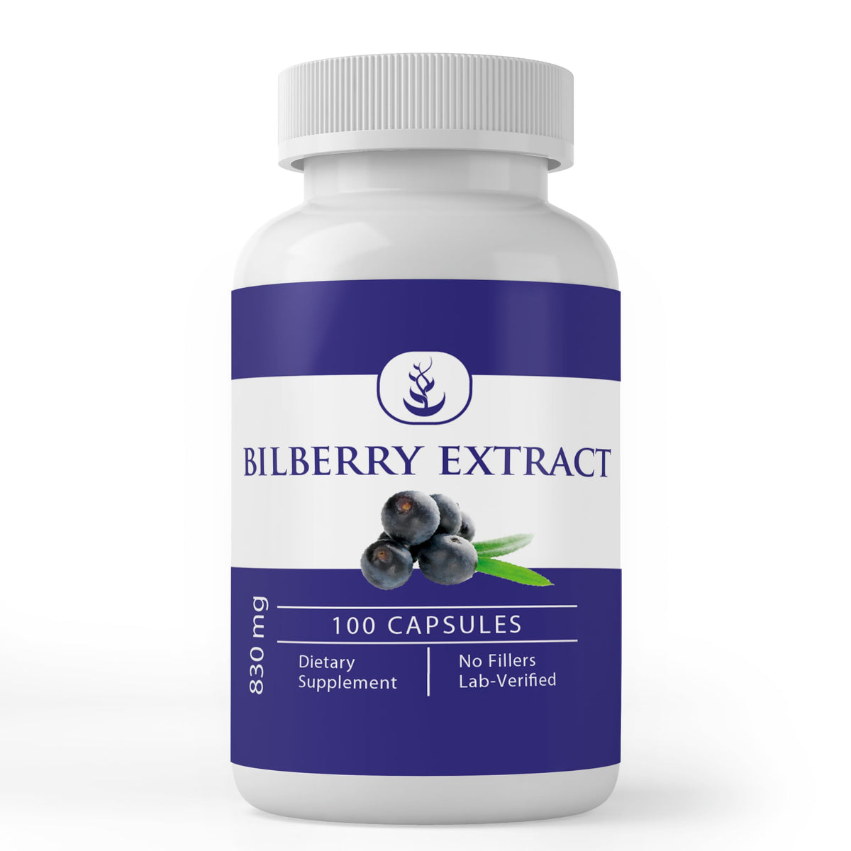 Pure Original Ingredients Extrait de Myrtille 100 Capsules vue avant