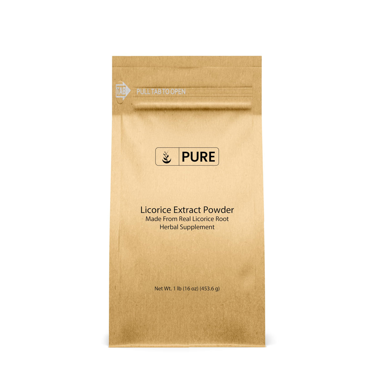 PURE ORIGINAL INGREDIENTS Extrait de Réglisse 476g face avant