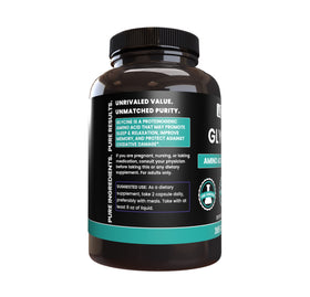 PURE ORIGINAL INGREDIENTS Glycine 365 Capsules ouvertes avec contenu