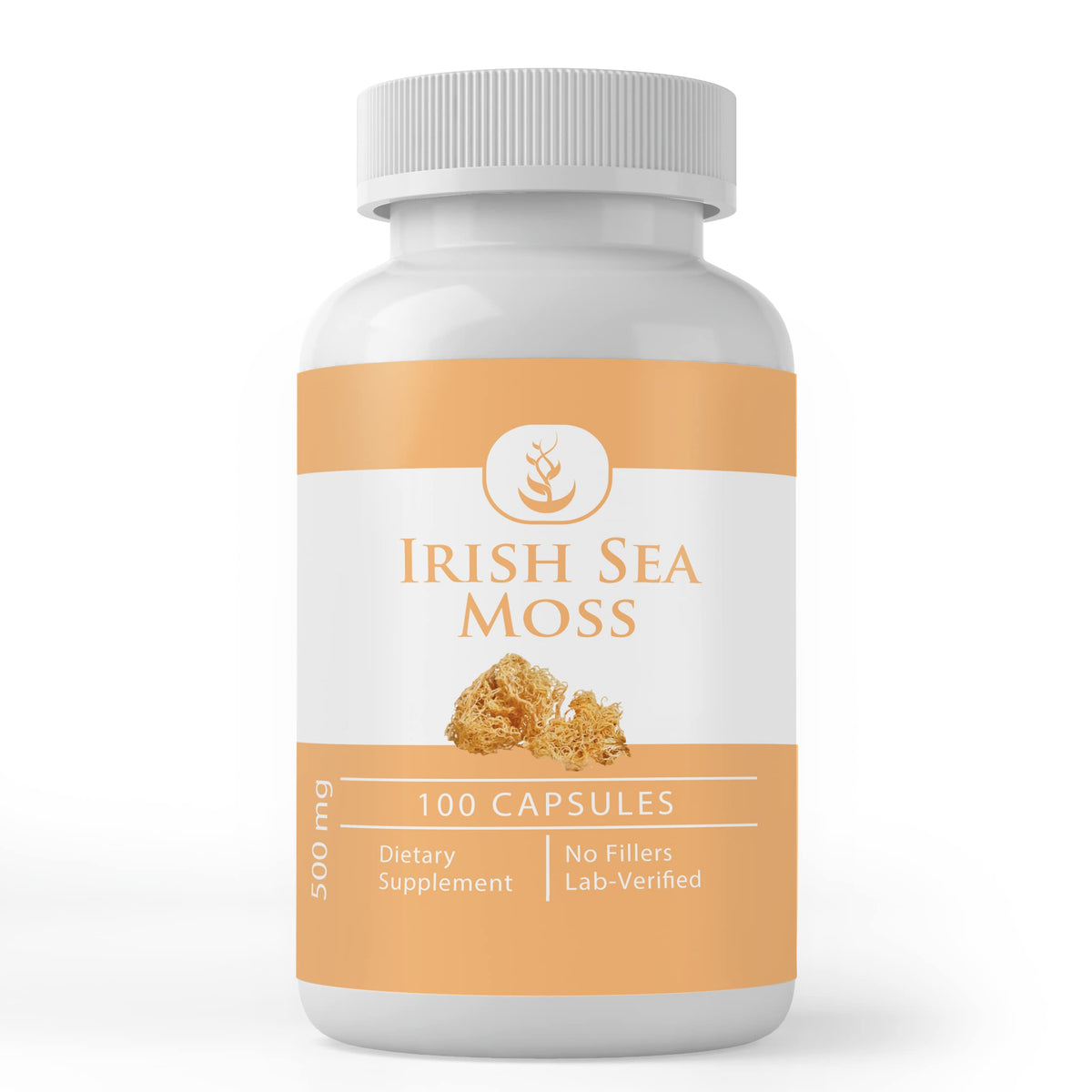 PURE ORIGINAL INGREDIENTS Irish Sea Moss capsules front view