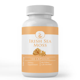 PURE ORIGINAL INGREDIENTS Irish Sea Moss capsules front view