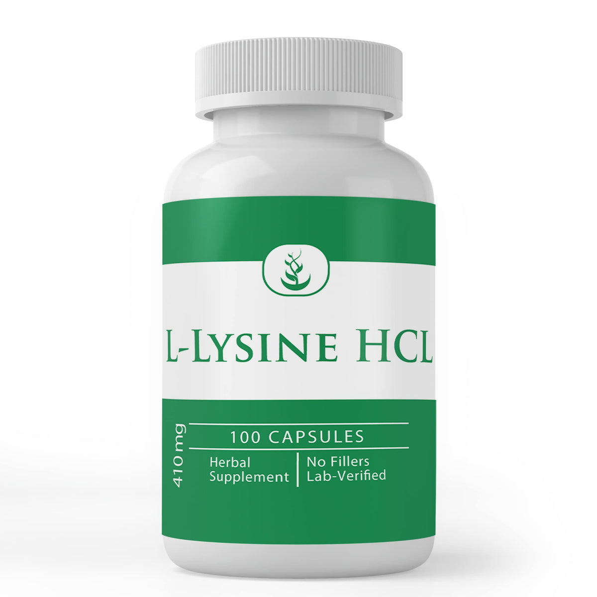PURE ORIGINAL INGREDIENTS L-Lysine HCL capsules front view