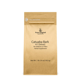 PURE ORIGINAL INGREDIENTS Poudre d'Extrait d'Écorce de Catuaba 475g vue de face