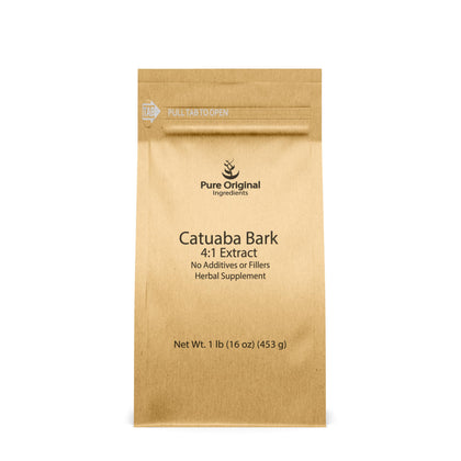 PURE ORIGINAL INGREDIENTS Poudre d'Extrait d'Écorce de Catuaba 475g vue de face