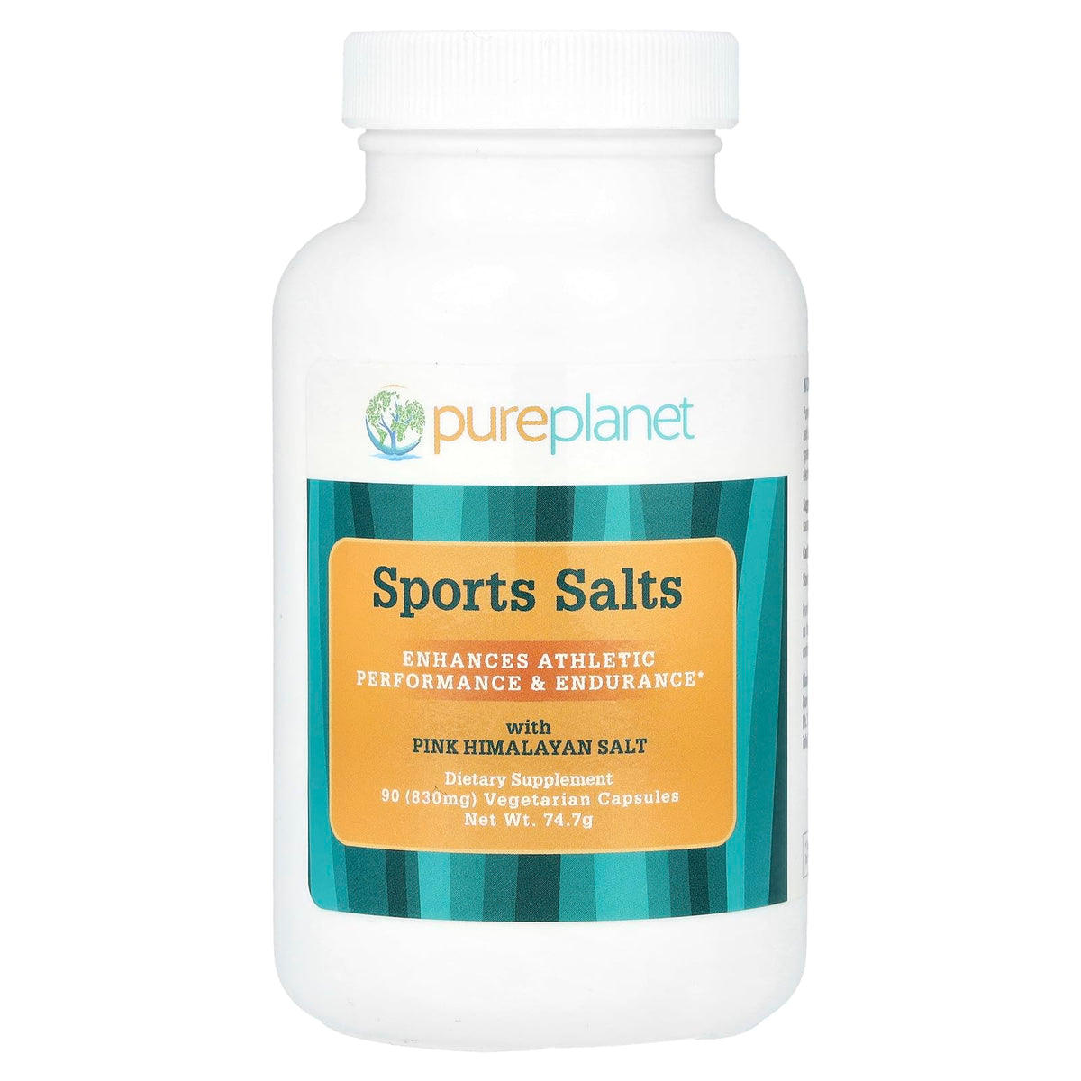 PURE PLANET Sports Salts 90 capsules végétariennes vue de face