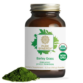 PURE SYNERGY Poudre de Jus d'Orge Bio 150 g vue de face