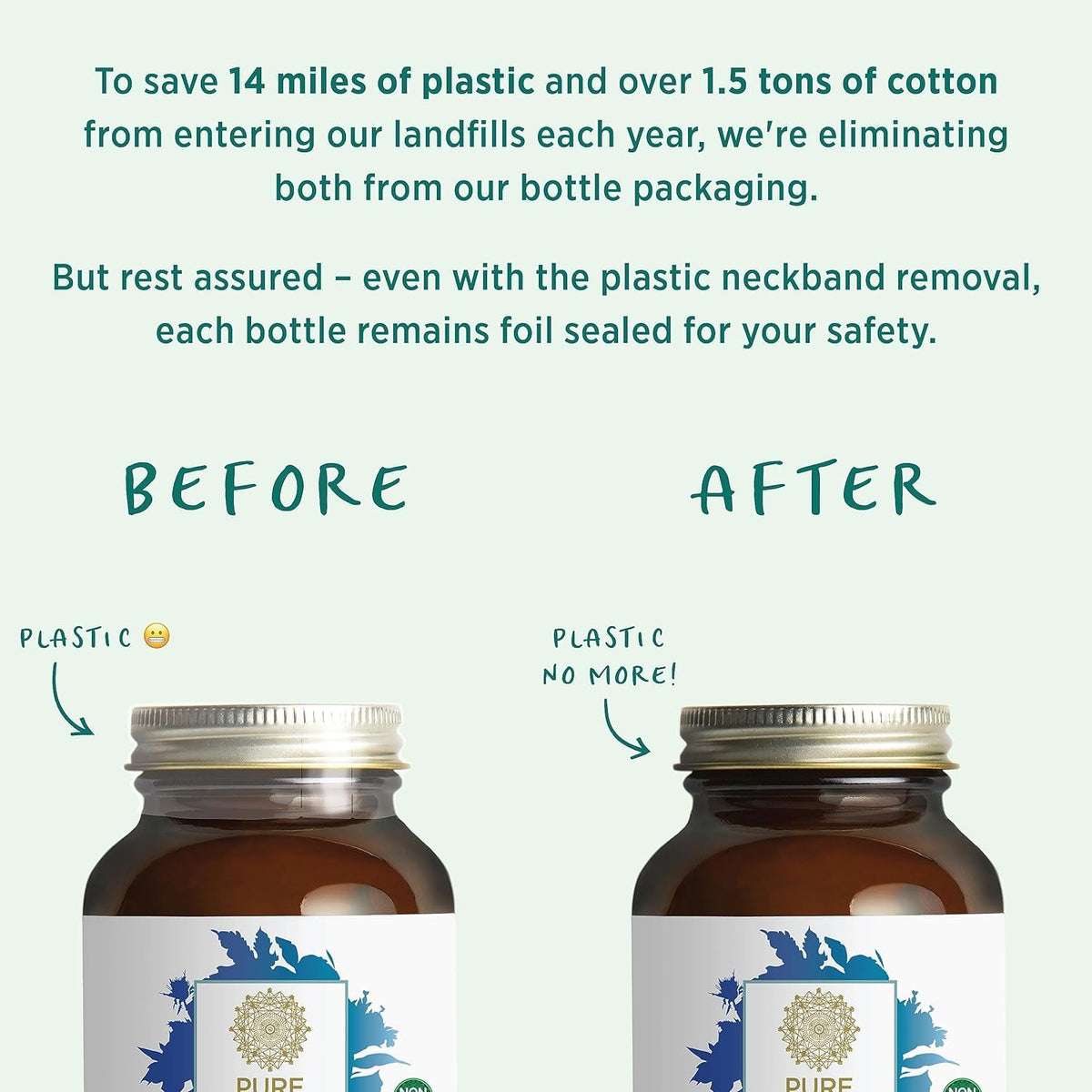 PURE SYNERGY SuperPure Extrait de Fucoïdane avec capsules visibles