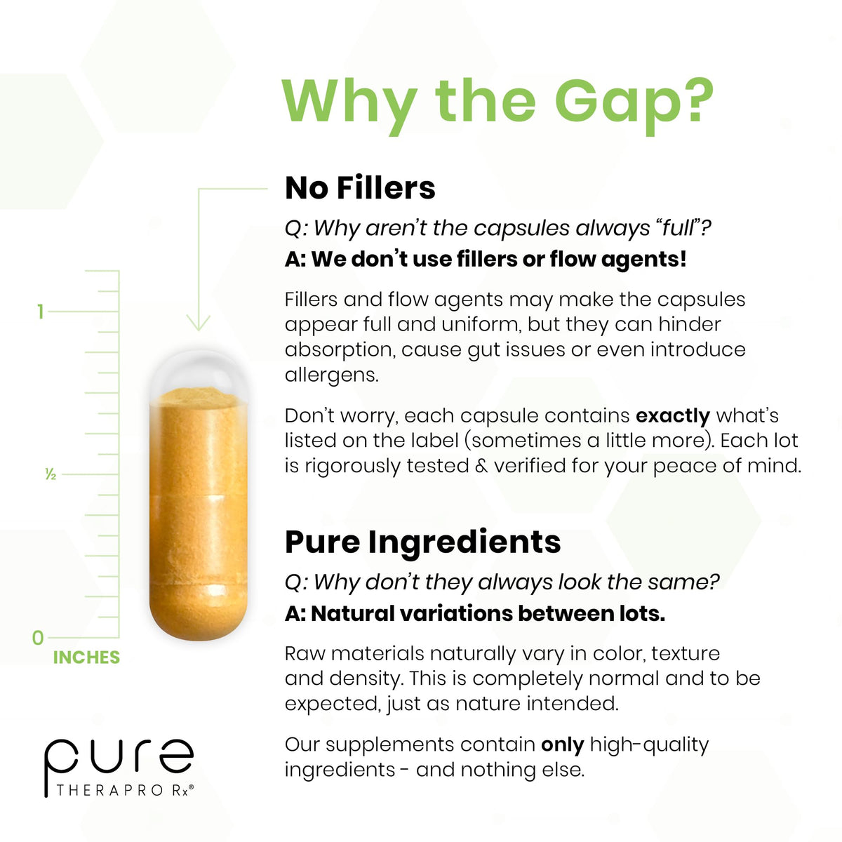 Pure Therapro Rx Activateur NRF2 avec ingrédients naturels en arrière-plan