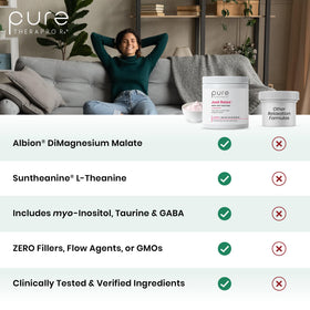 Pure Therapro Rx Just daily wellness Poudre en portion dans un verre