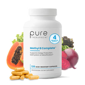 Pure Therapro Rx Methyl B Complete 120 capsules front view