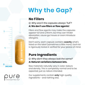 Pure Therapro Rx Methyl B Complete capsules on a wooden table