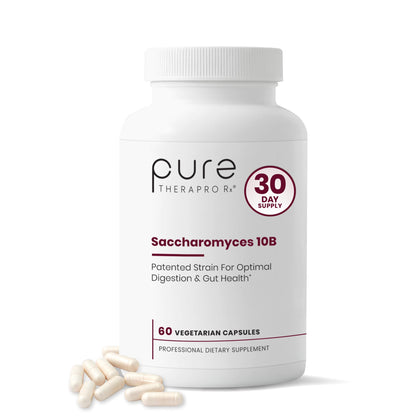 Pure Therapro Rx Saccharomyces 10B Probiotic 60 Capsules front view