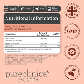 pureclinica Acide Hyaluronique 300mg comprimés en bouteille
