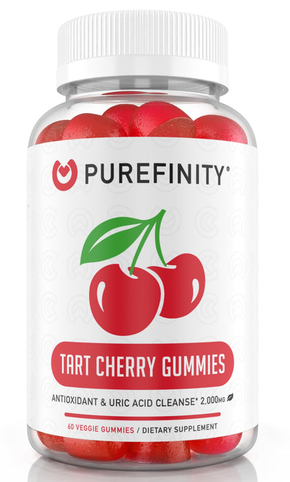 PUREFINITY Gommes Cerise Acidulée 60 Gummies vue avant du packaging