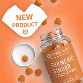 PUREFINITY gummies curcuma gingembre vue de côté