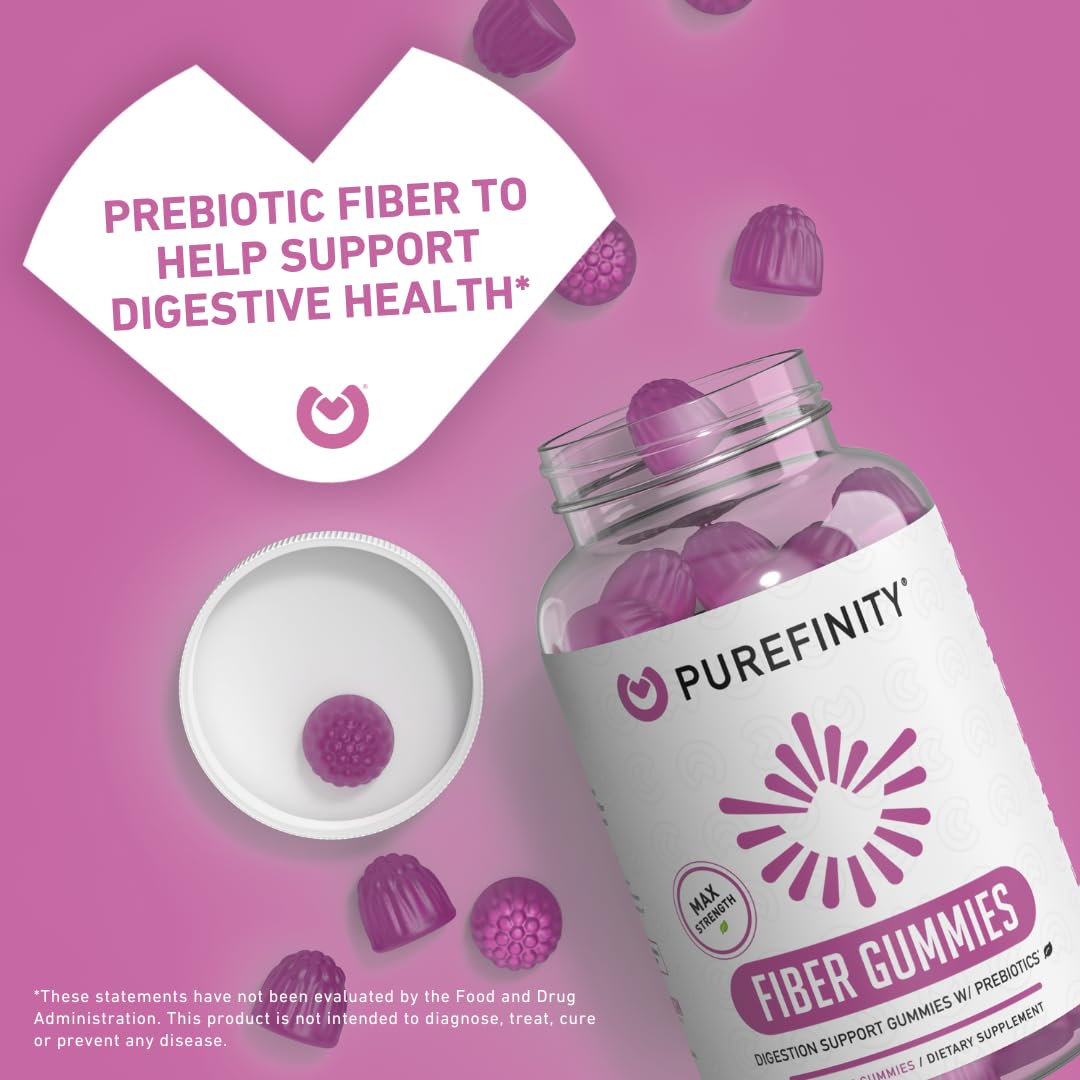 PUREFINITY Gummies Fibres 60 gélifiés, ingrédients en détail