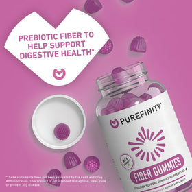 PUREFINITY Gummies Fibres 60 gélifiés, ingrédients en détail